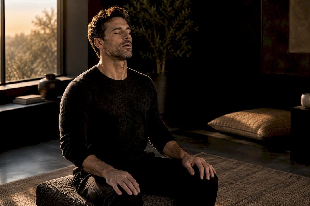 Five Minutes of Cyclic Sighing to Calm Anxiety for High Performing Men